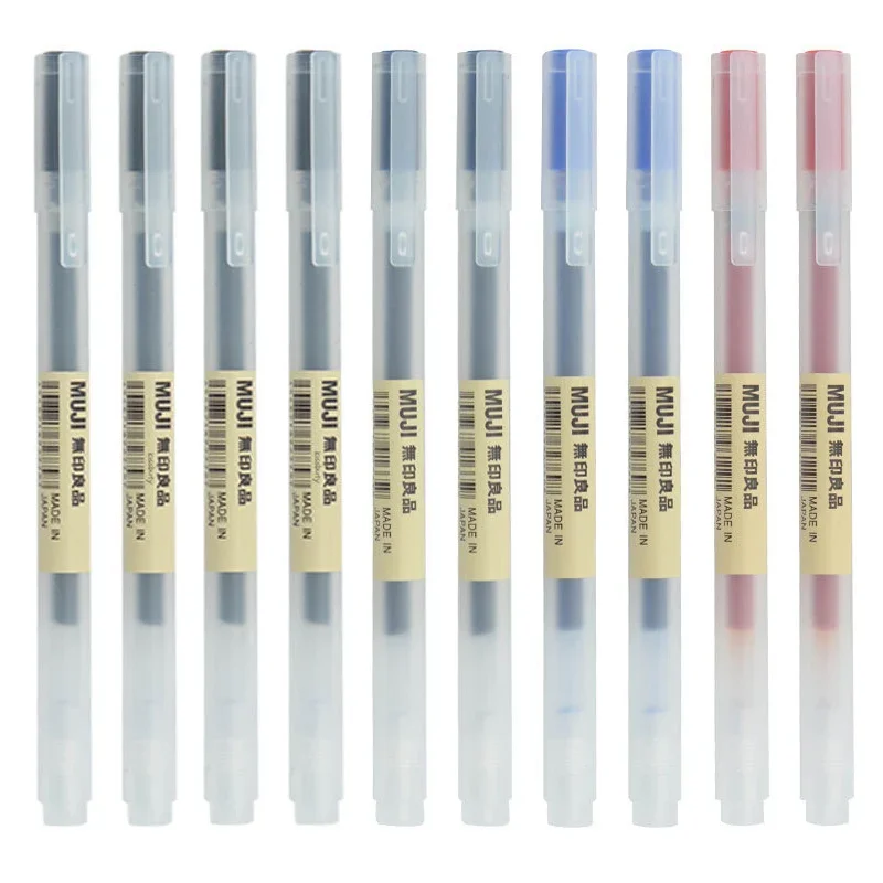 Stationery Supplies Business - 10-30 개/대 0.38/0.5mm 젤 펜 검정/파랑