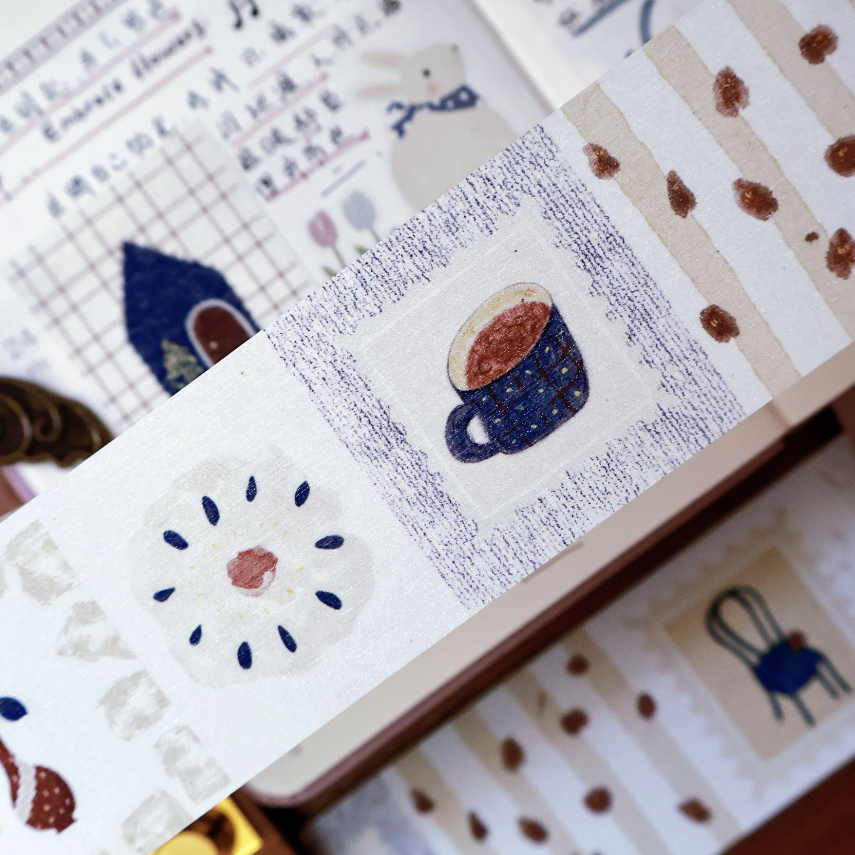 Washi Tape Set - YiEr Studio 빈티지 올드 멜로디 Washi