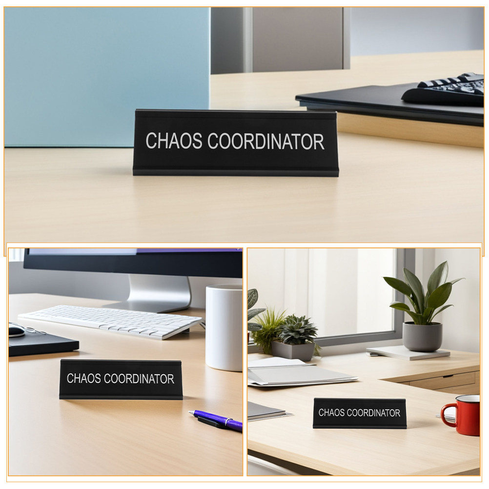 L자형 혼란 조정자 데스크 이름표, 알루미늄 합금 소재 - Desk Name Plate 리뷰 및 가격