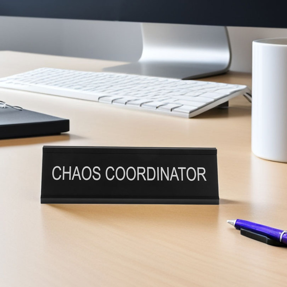 L자형 혼란 조정자 데스크 이름표, 알루미늄 합금 소재 - Desk Name Plate 리뷰 및 가격