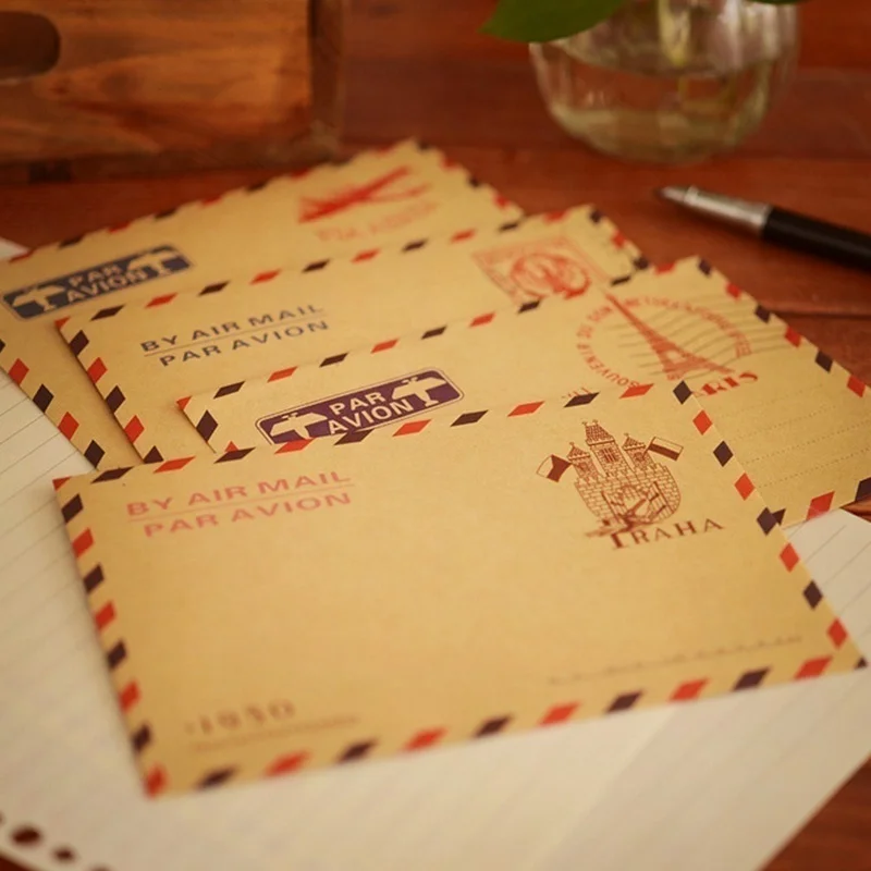 10개입 9.7*7.5cm 레트로 인기 봉투형 우편물용 - Letter Envelope Kraft 리뷰 및 가격