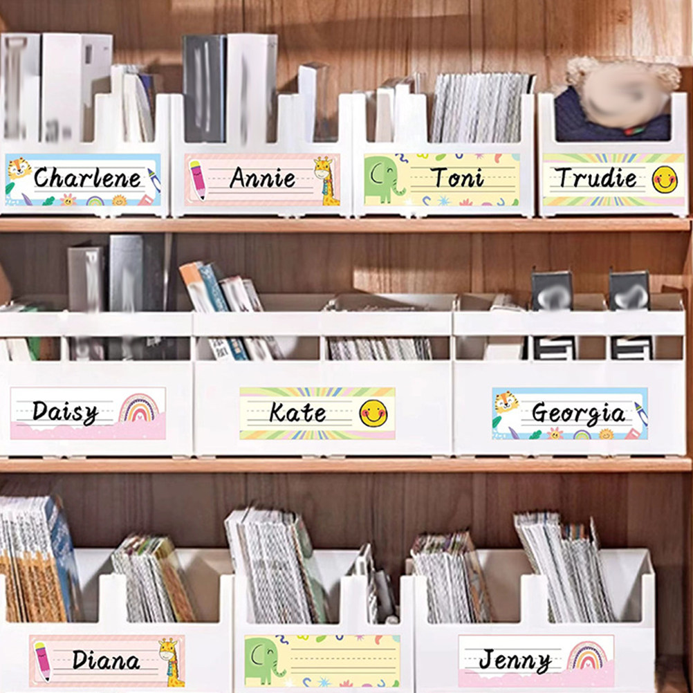 25개입, 교실용 이름표, 종이 재질, 책상에 붙이는  - Desk Name Plate 리뷰 및 가격