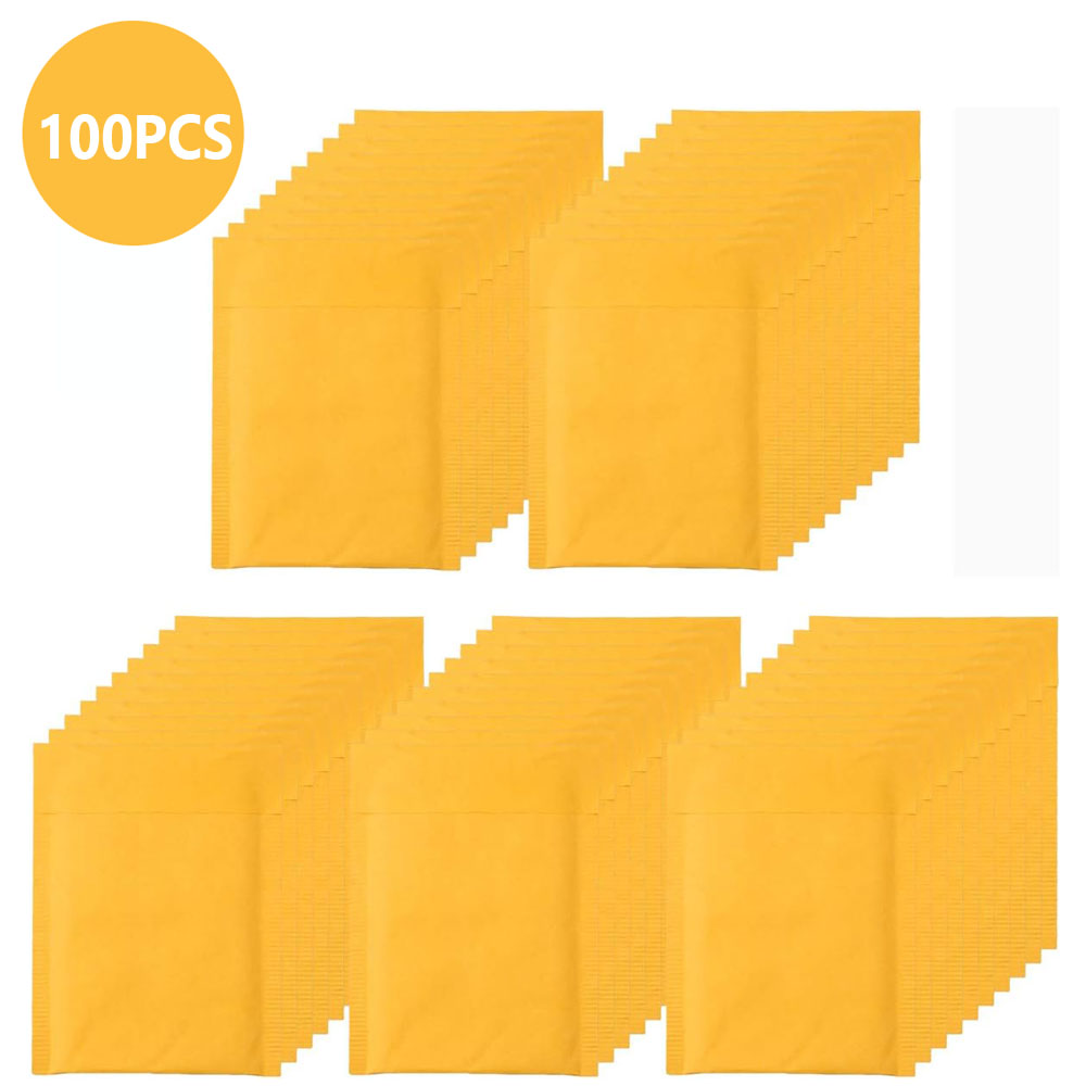 100pcs 버블 봉투 보내기 패키지 파우치 크래프트  - Letter Envelope Kraft 리뷰 및 가격