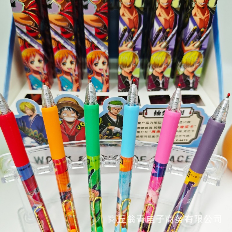 24PCS 새로운 애니메이션 원피스 시리즈 0.5mm  - Stationery Supplier 리뷰 및 가격